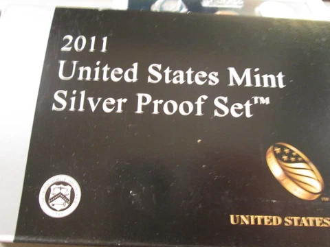 2011 US SILVER PROOF SET  BOX & COA      ALL Cover