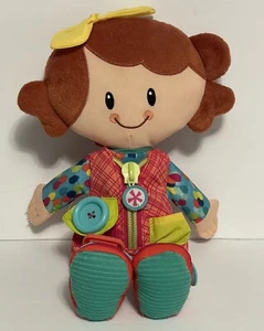 Playskool Dressy Kids Girl Plush Activity Doll Teach and Learn to Dress 14" - Picture 1 of 10