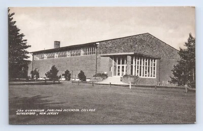 Fairleigh Dickinson College University Rutherford NJ Postcard Gymnasium VTG FDU - Image 1 of 2