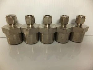 SET BESTEHEND AUS 5 Edelstahl Swagelok SS-600-1-16W 3/8” Rohr x 1” Rohrmuffe Schweißen - Bild 1 von 6