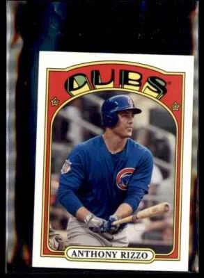 2013 Topps Mini Anthony Rizzo Chicago Cubs #TM-12 - Image 1 of 2