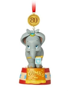 DISNEY DUMBO 80 ANIVERSARIO NAVIDAD ÁRBOL DE VACACIONES LEGADO BOCETOS ORNAMENTO ¡NUEVO! - Imagen 1 de 2