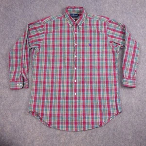 VTG Ralph Lauren Button Up Shirt Large Multicolor Plaid Classic Fit - Picture 1 of 7