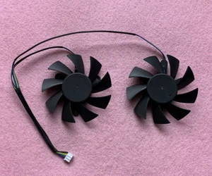 75mm EVGA GTX 660 Ti 670 680 Dual Fan Replacement 42mm 4Pin PLA08015S12HH R285 - Picture 1 of 4