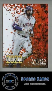 Yordan Alvarez - 2023 Topps 2022 Greatest Hits Card#22GH-2 - Picture 1 of 2