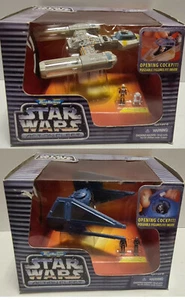 STAR WARS : Y-WING + GOLD LEADER & R2 UNIT, TIE INTERCEPTOR + IMPERIAL PILOTS - Bild 1 von 24