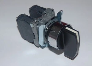1PC 22mm Long Handle Selector switch 2 Position Fits XB4BJ25 1NC/1NO MAINTAINED - Picture 1 of 5