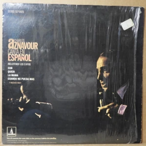 CHARLES AZNAVOUR "Canta En Español" 1967 (MONUMENT/SLP18076) EX/VG+!! - Imagen 1 de 4
