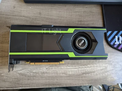 MSI  NVIDIA GeForce GTX 1080 Ti 11GB GDDR5X Graphics Card (GTX 1080 TI AERO 11G - Image 1 of 4