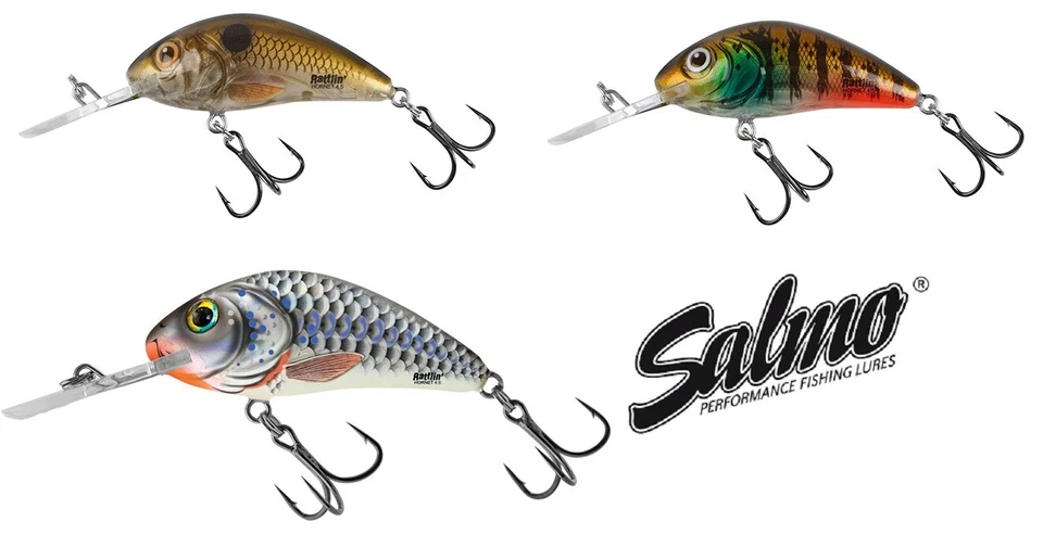 Salmo RATTLIN HORNET 4,5 - 5,5 CM Kunstköder Fischen Forelle Schwimmend - Bild 1 von 1