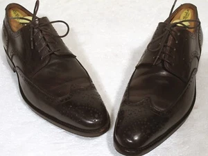 Prime Schuhe Handmade in Germany braun Wingtip Brogue Goodyear 9,5 UK 10,5 11 US - Bild 1 von 10
