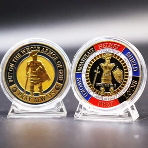 Commemorative Coin Put On the Whole Armor Of God Challenge Collection Design - Picture 1 of 7