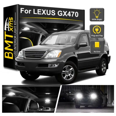 18x Bombillas LED interiores matrícula inversa para Lexus GX470 2003-2009 Foto 1 de 4