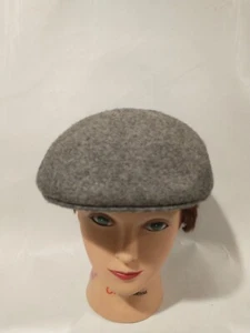 Cappello Royal Ascot uomo classico grigio 100% lana feltro Devons Newsboy Medium made in USA - Foto 1 di 9