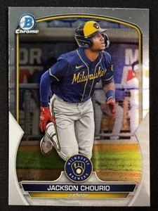 2023 Bowman - Chrome Prospects Jackson Chourio #BCP-76 (RC) Rookie - Picture 1 of 2