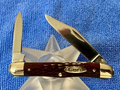 CASE XX CUTLERY CO США 1940-1964 КРАСНЫЙ B0NE #6208 SM (3-1/4») ПОЛОВИНА WHITTLER НОЖ - Изображение 1 из 4
