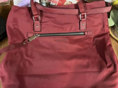 Marc Jacob’s Trooper Nylon Tote Deep Maroon. New No Tag - Image 1 of 4