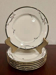 Manhattan By Gorham Salad Dessert Plate 8-1/4” Set Of 6 Fine China - Picture 1 of 11