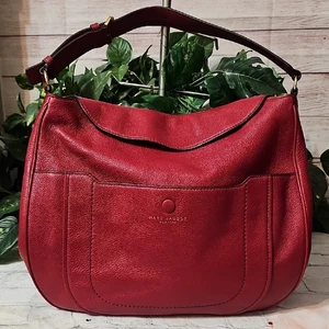 Marc Jacobs Emprire City Red Leather Hobo Bag - Picture 1 of 11