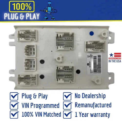 Módulo de control de carrocería RAM 1500/500/3500 BCM 2014 parte # 68236153 Foto 1 de 4