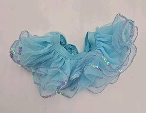 Build A Bear Pale Sky Blue Tutu Skirt With Sequence - Picture 1 of 7