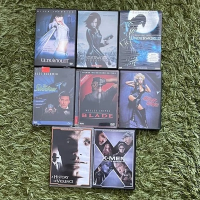 8x DVD Comics: Underworld, Blade, X-Men, Ultraviolet, Barb Wire, Shadow u.a. - Bild 1 von 4