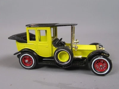 D847 Vintage Matchbox Y-7 England Rolls Royce 1912 Jaune Model of Yesteryear - Photo 1/4