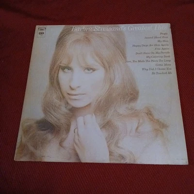 Barbra Streisand's Greatest Hits (Vinyl, 1977) Columbia JC 9968 VG+ LP Record - Image 1 of 4