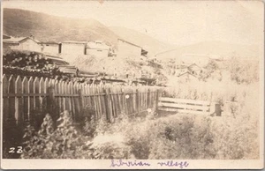 Vintage 1919 VLADIVOSTOK AEF Russia RPPC POSTCARD "Siberian Village" / Unused - Picture 1 of 2