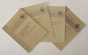 4 Wyoming Stratigraphic Sections Phosphoria Formation Geological Surveys 1947-52 - Foto 1 di 5