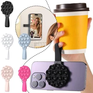 Silicone Phone Mount, Magnetic Suction Cup Phone Grip Holder for Selfies ✨h - Zdjęcie 1 z 29