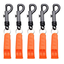  5 Pcs Camping Whistle Dog Training Clickers Emergency Rescue