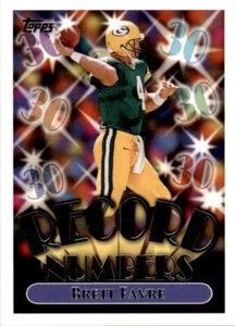 1999 Topps Chrome Record Numbers #RN6 Brett Favre - Picture 1 of 2