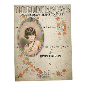 1919 Nadie sabe (y nadie parece importarle) - Irving Berlín - Partituras - Imagen 1 de 3