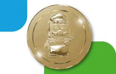 LEGO 5006396 Super Mario Coin Gold Color - NEW (Free Shipping) - image 1 of 2
