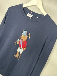 US Polo Assn Jumper Mens Large Blue Big Pony Preppy Casual Pullover - Picture 1 of 7