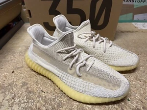 DS MENS ADIDAS YEEZY YZY BOOST 350 V2 ABEZ NATURAL FZ5246 SZ 11 DEFECT NOHANGTAG - Picture 1 of 11