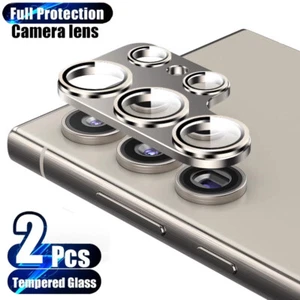For Samsung Galaxy S24 Ultra Aluminium Metal Camera Lens Protect Tempered Glass - Photo 1 sur 15