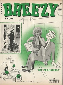 Humorama Breezy  June 1954 Dan DeCarlo  Bill Wenzel Jefferson Machamer Cartoons - Picture 1 of 2