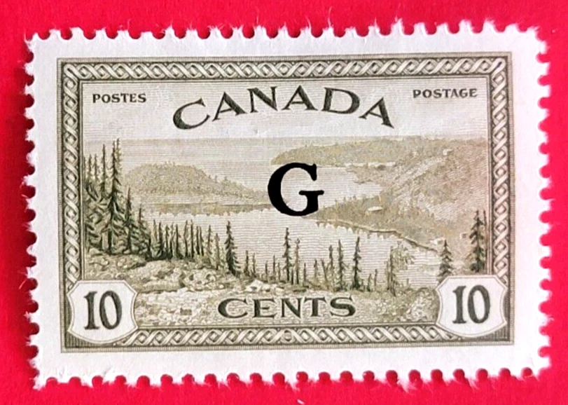 Canada Stamp O21 BOB "Peace / Natural Resources G Overprint"  MH VF - Image 1 of 1