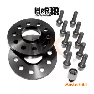Ensanchamiento de canal H&R negro DR 24mm/eje ABE para Audi A4 Avant 8ED 2004-2008 - Imagen 1 de 4
