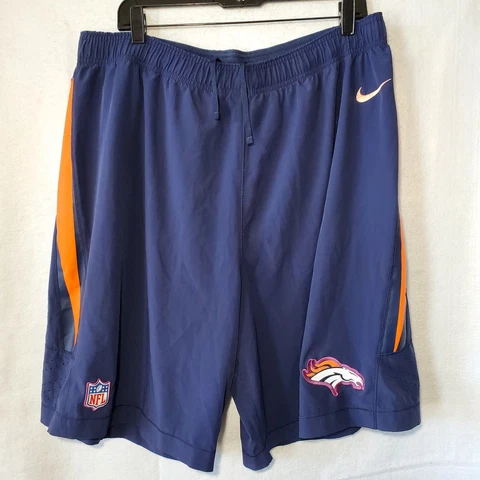 Nike Denver Broncos Shorts On Field Men's XXL Training NFL Football Cover