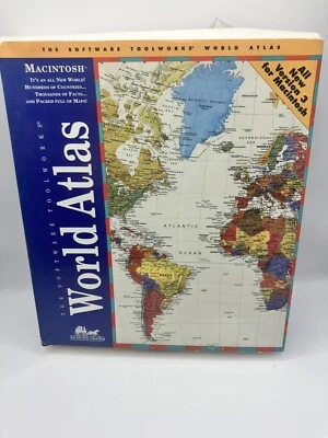 The Software Toolworks World Atlas Ver 3 for Mac OS  - Image 1 of 4