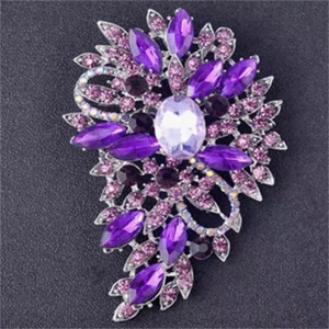 large exaggerated hollowed-out drop pin corsage clothing brooch for women - Picture 1 of 11