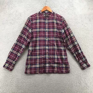 Banana Republic Long Sleeve Button Up Shirts Mens Large Multi Plaid Luxe Flannel - Picture 1 of 19