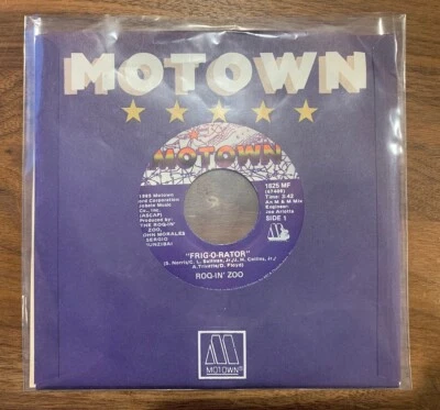 Chicago Bears NFL ROQ IN ZOO/FRIG O RATOR (WILLIAM PERRY) MOTOWN 45 RECORD/SPORT - Image 1 of 4