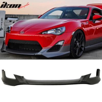 Fits 13-16 Scion FRS Five Design Style Front Bumper Lip Spoiler Unpainted Black Foto 1 de 4