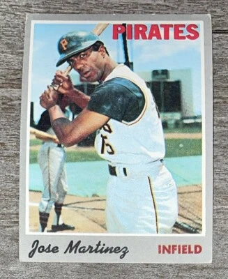 Jose Martinez 1970 Topps Pirates #8   *H983* - Image 1 of 2