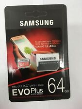CARTE MICRO SD SAMSUNG 32/64/128/256 GO CLASS 10 EVO Plus MicroSDXC + Adaptateur