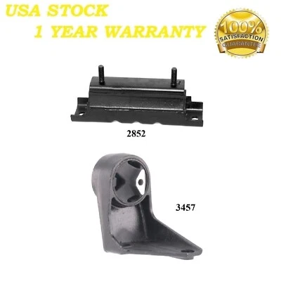 2PCS MOTOR & TRANS MOUNT FIT 1994-1999 Dodge Ram 2500, Ram 3500 5.9L Diesel - Image 1 of 4
